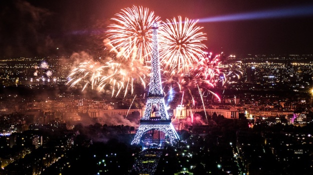 feu d'artifice du 14 juillet 2013 sur le sites de la Tour Eiffel